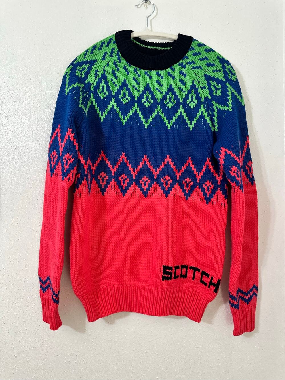 Scotch and Soda Monsanto Fair Isle sweater M